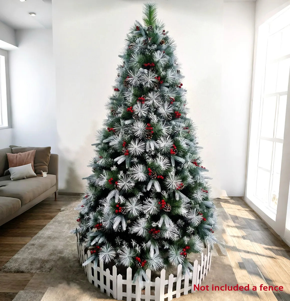 Árvore Natal Pinheiro Luxo Cheia 180cm Com/ Pinhas Decorada - Oferta Imperdível Black Friday 2025